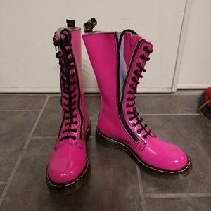 Hot Pink Dr Martins, brand new never worn, U.S size 7
